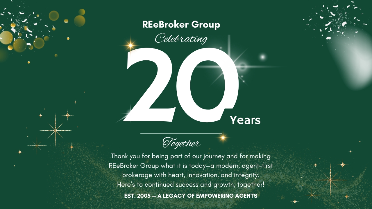 Celebrating 20 Years of Excellence: REeBroker Group’s Journey and Future